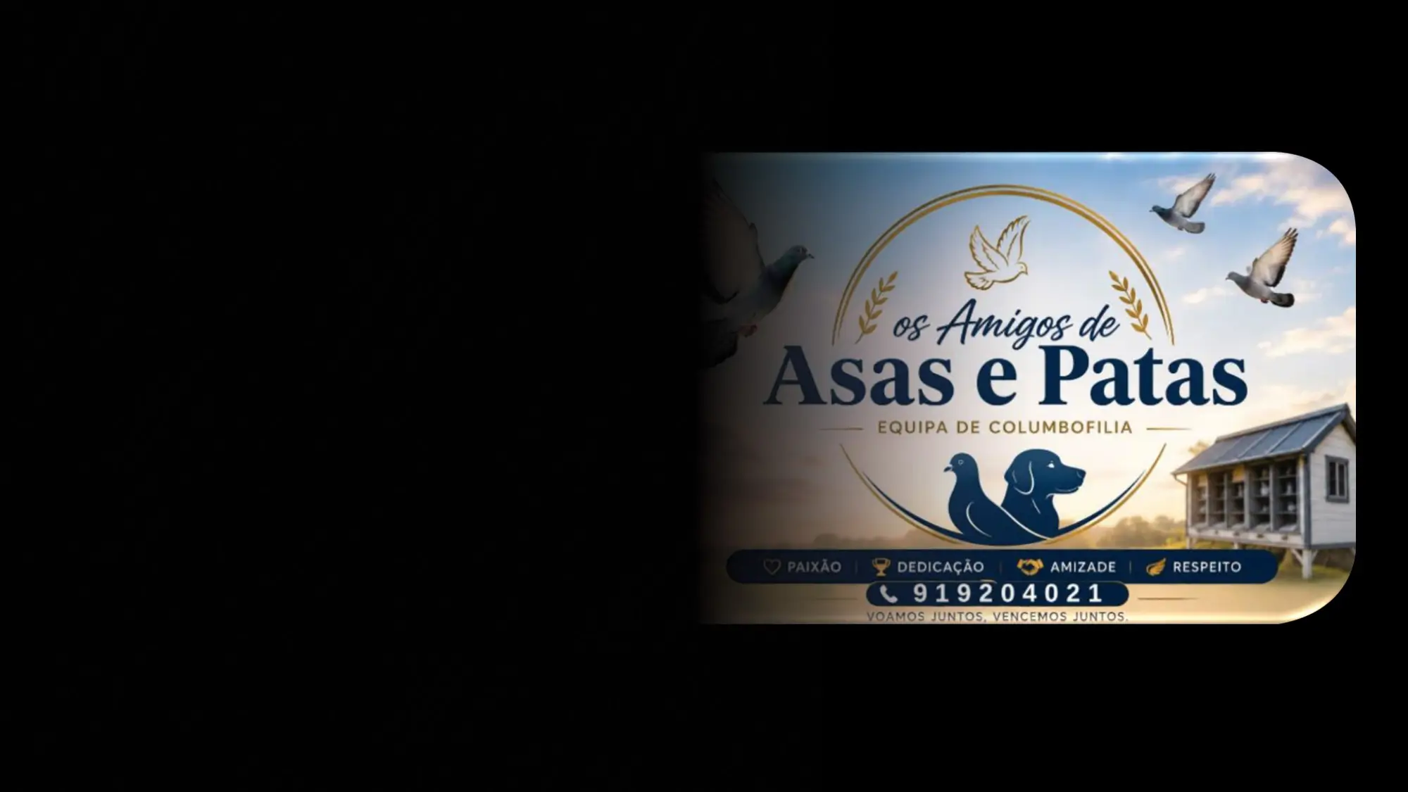 <p><span style="color: #ffffff;">OS AMIGOS <br />DE ASAS E PATAS</span></p>
