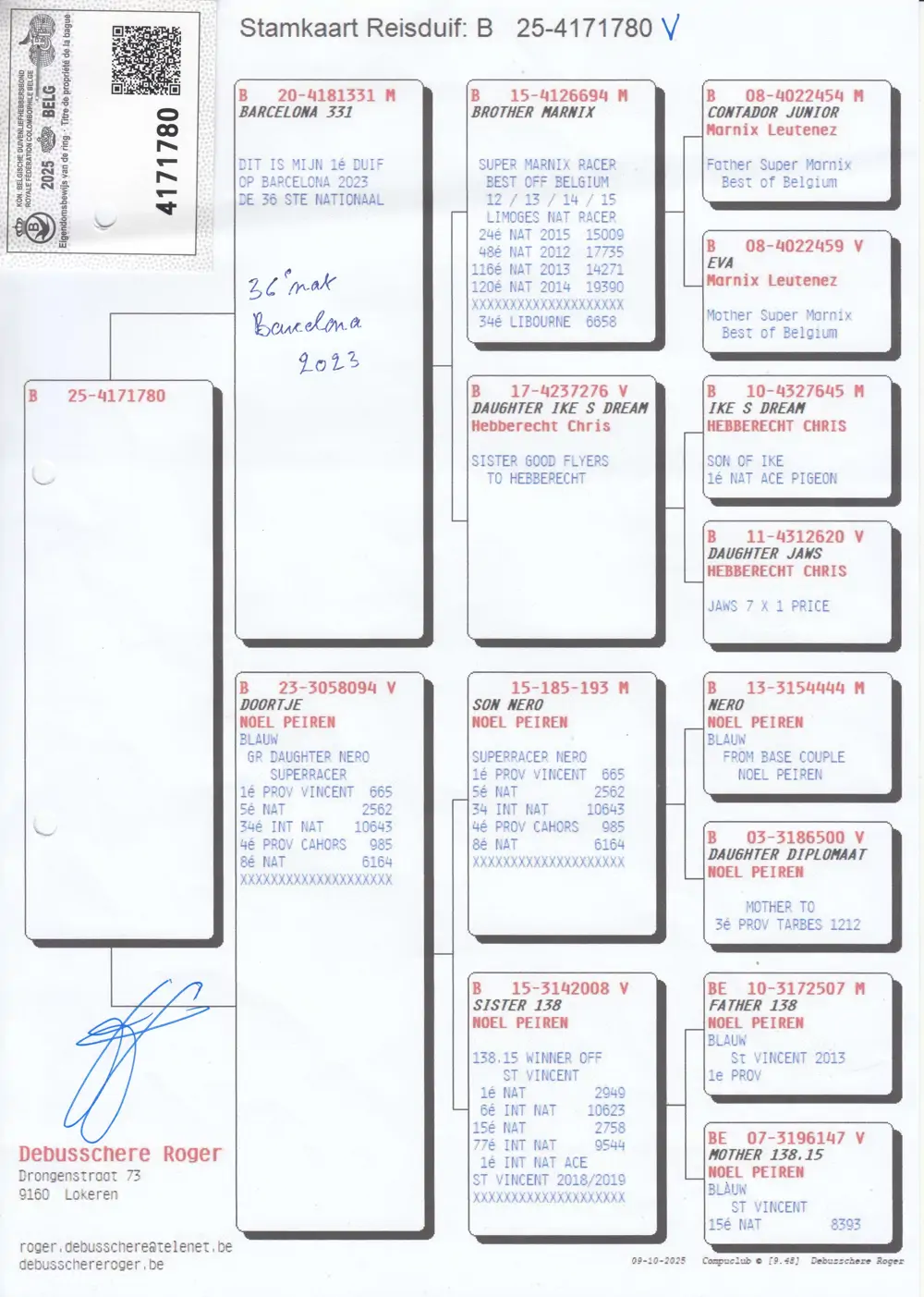BE 4171780/25