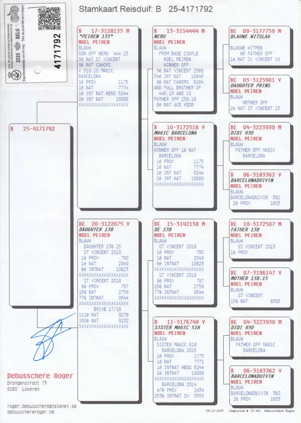 BE 4171792/25